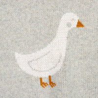 Organic Knit Baby Blanket - Duck Waddle