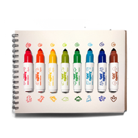 Jumbo Jots Dual Tip Dinosaur Stamp Markers