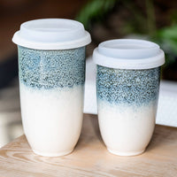 Glacier Ceramic Travel Mug - 12 oz