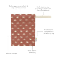 Travel Happens Medium Wet Bags: Over the Rainbow