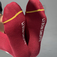 Boyfriend Socks - Cardinal