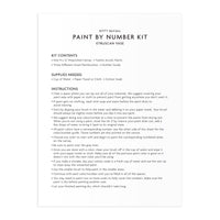 Etruscan Vase 9 x 12" Paint by Number Kit