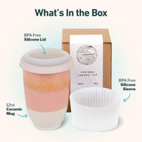 Afterglow Ceramic Travel Mug – 12 oz