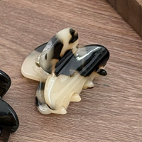 Mini Marble Tortoise Claw Clips