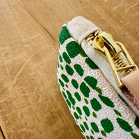 Evergreen Double Dot Pencil Pouch