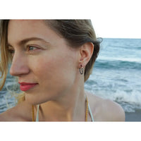 Beaded Hoop Earrings