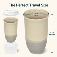 Mist Ceramic Travel Mug – 16 oz