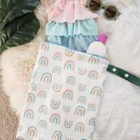 Travel Happens Medium Wet Bags: Over the Rainbow