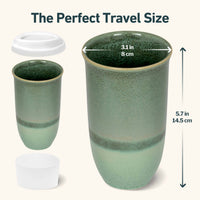 Emerald Ceramic Travel Mug - 16 oz