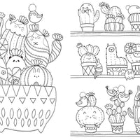 A Million Cute Animals Coloring Book
