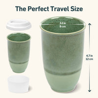 Emerald Ceramic Travel Mug - 12 oz