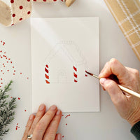 Paintable Notecards - Gingerbread