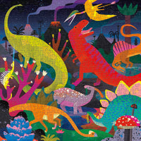 Dinosaurs Illuminated 500 Piece Glow in the Dark Puzzle
