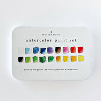 Watercolor Paint Set - 18 Colors
