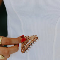 Spotted Triangle Hair Claw