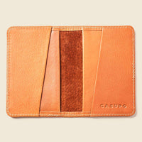 Leather RFID Wallet - Whiskey