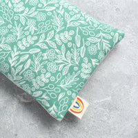 Green Botanical & Mushrooms Eye Pillow - Lavender