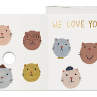 Lots of Cats Birthday Card