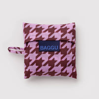 Baby Baggu - Pink Houndstooth