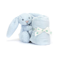 blue bunny with blanket jelly cat soother