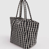 Cloud Bag - Black and Cream Gingham