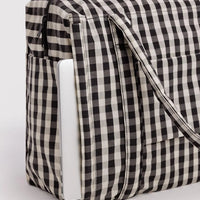 Cloud Carry-On Bag - Black and Cream Gingham