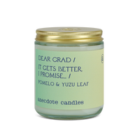 pomelo and yuzu leaf candle