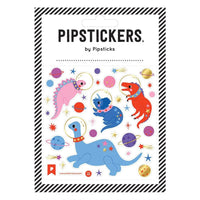 dinosaur themed sticker sheet