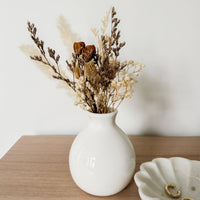 white ceramic vase