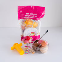 ice cream play dough kiddough kit non-toxic