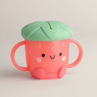 strawberry snack cup for kids