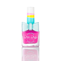 childrens nail polish in a bright pink coloring