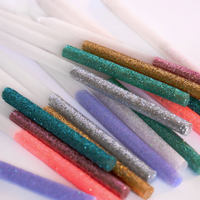 Birthday Candles - Multicolor Glitter Dipped