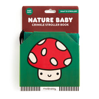crinkle fabric stroller book for babies nature themed