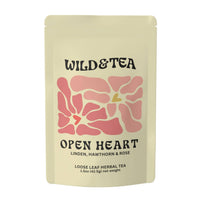 Organic Linden flower, hawthorn leaf and flower and roses loose leaf tea
