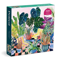 500 piece puzzle with potted plants