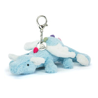 Plush dragon bag charm