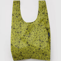 Standard Baggu - Chartreuse Paisley