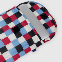 Puffy Laptop Sleeve 16" - Painted Check