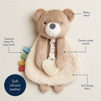 Theo the Bear Plush Teether Toy