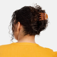 Large Ursa Claw in Caramel Plaid