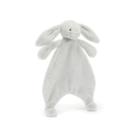 Bashful Grey Bunny Jellycat comforter for baby