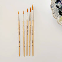 Watercolor Paintbrush Set - Natural