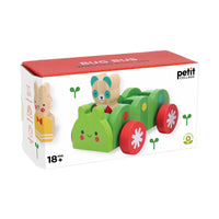 wooden play set bug bus
