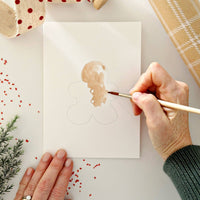Paintable Notecards - Gingerbread