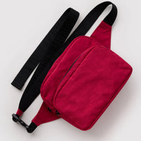 red fanny pack