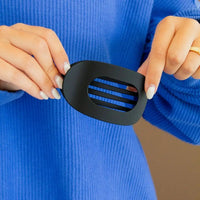 black circle cutout flat clip