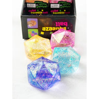 Glittered Diamond Cube Squishy Toy