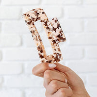 Jumbo Tortoise Hair Claw