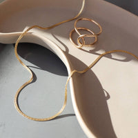 Classic Herringbone Chain - 16"